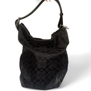 Black Vintage Monogram Coach Bag